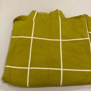 Women’s mock turtleneck sweater. Stretchy.